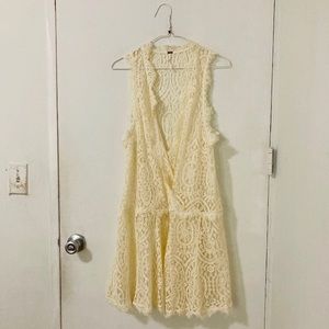 Free People Heart in Two Lace Mini Dress